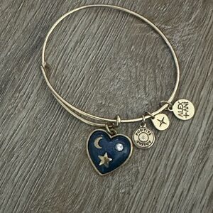 Alex and Ani heart bangle - rare!